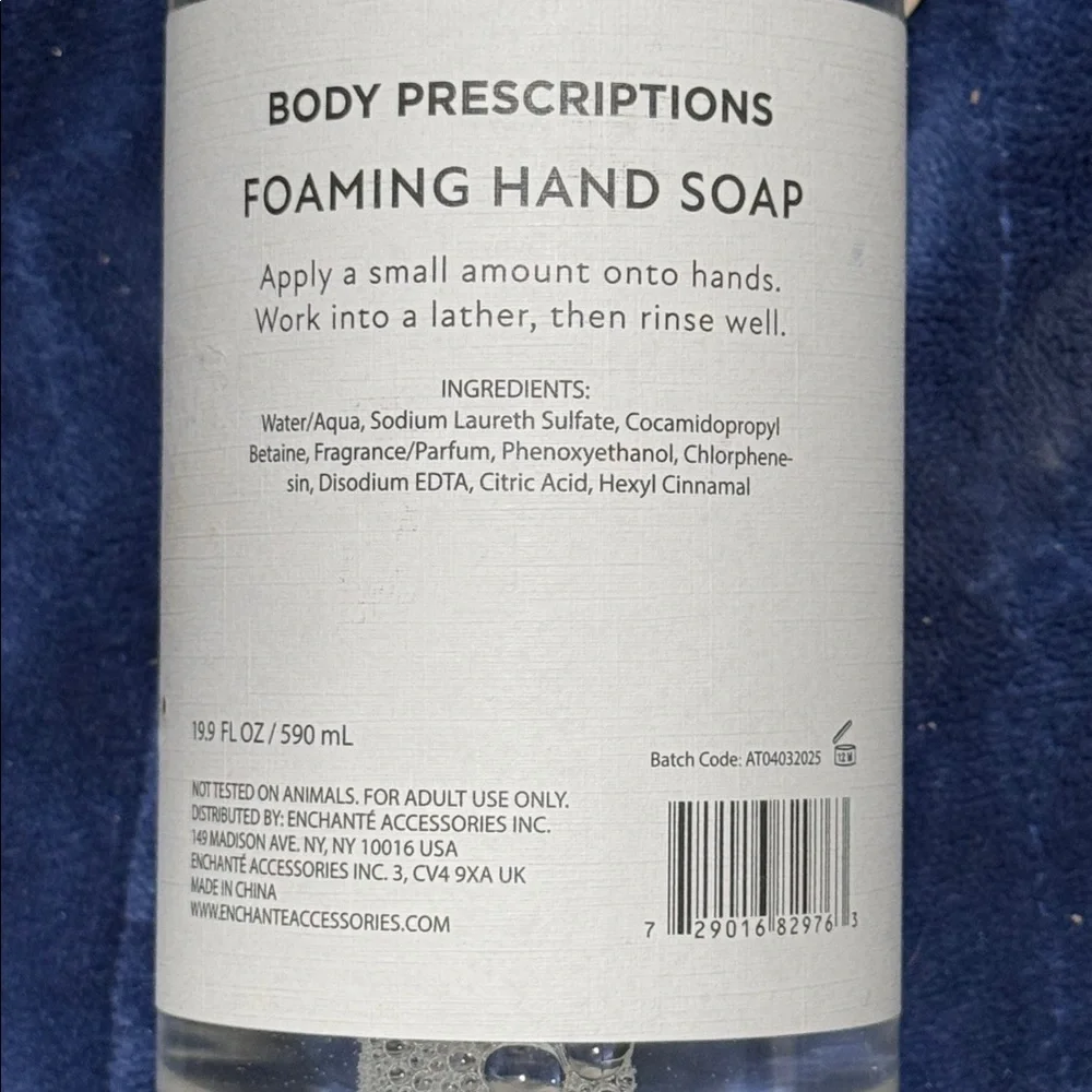 Body Prescriptions Lemon Foaming Hand Soap - Lemon